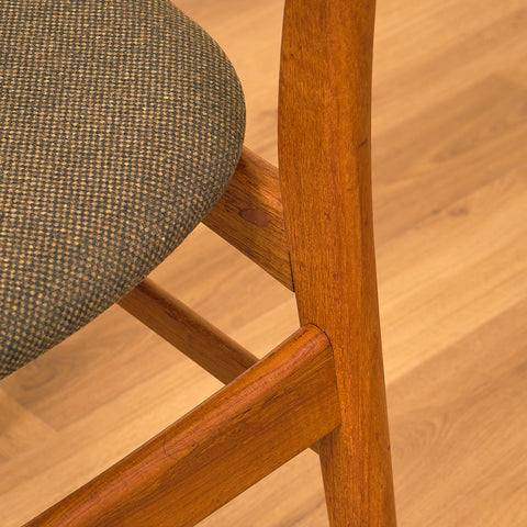 Danish dining chairs in teak