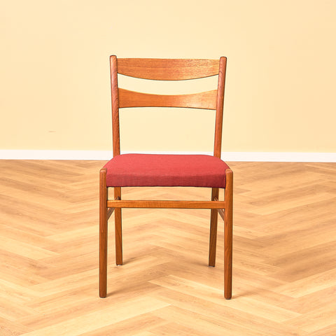 Swedish dining chairs in teak