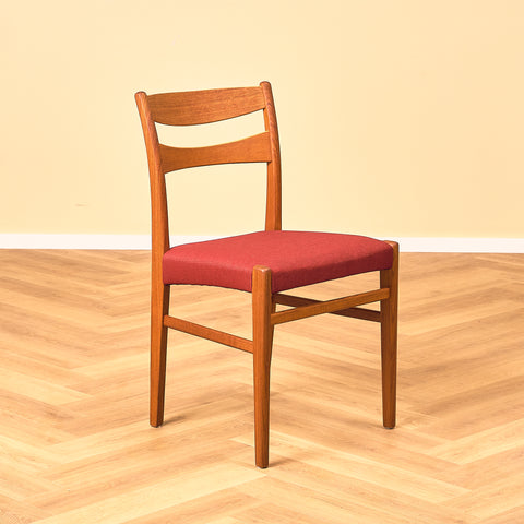 Swedish dining chairs in teak