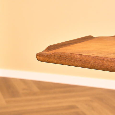 Danish Teak Coffee Table with Raised Ends