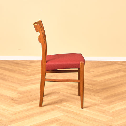 Swedish dining chairs in teak