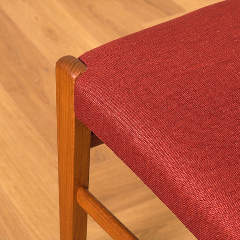 Swedish dining chairs in teak