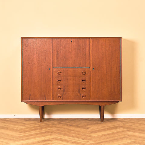 Danish highboard in teak