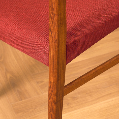 Swedish dining chairs in teak