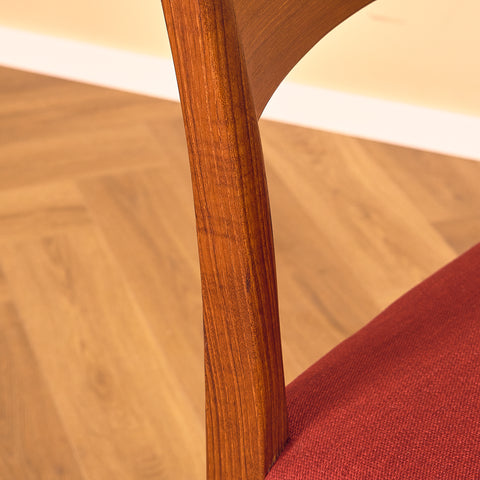 Swedish dining chairs in teak