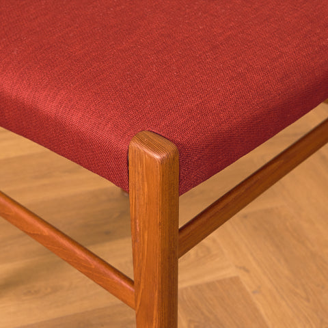 Swedish dining chairs in teak
