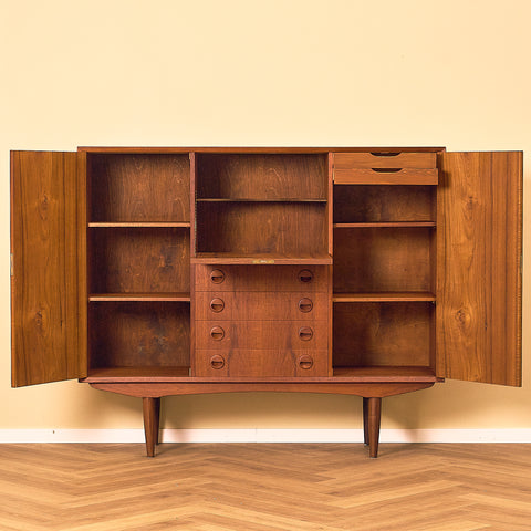 Danish highboard in teak