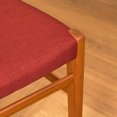 Swedish dining chairs in teak