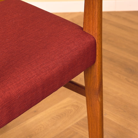 Swedish dining chairs in teak