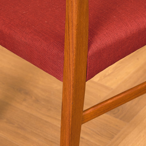 Swedish dining chairs in teak