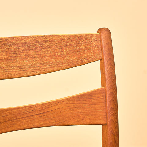 Swedish dining chairs in teak