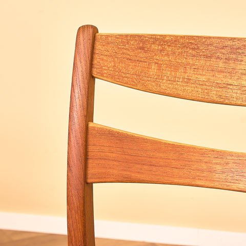 Swedish dining chairs in teak