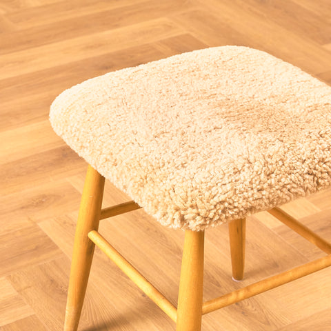 Swedish stool in beech by Edsby Verken
