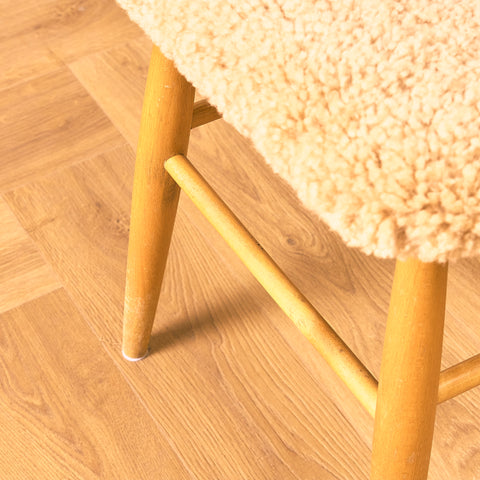 Swedish stool in beech by Edsby Verken