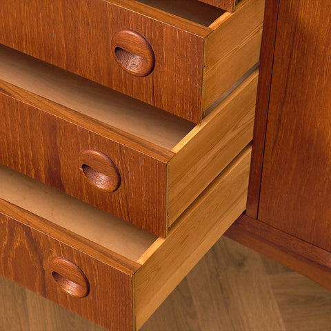 Danish highboard in teak