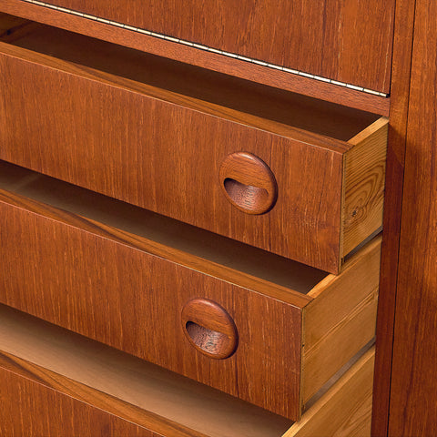 Danish highboard in teak