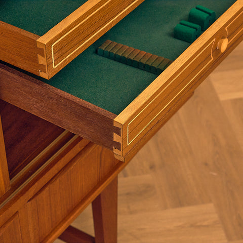 Danish highboard in teak by E.W. Bach for Sejling Stolfabrik