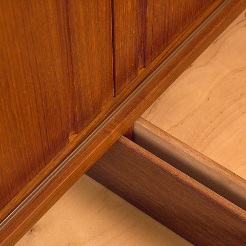Danish highboard in teak by E.W. Bach for Sejling Stolfabrik