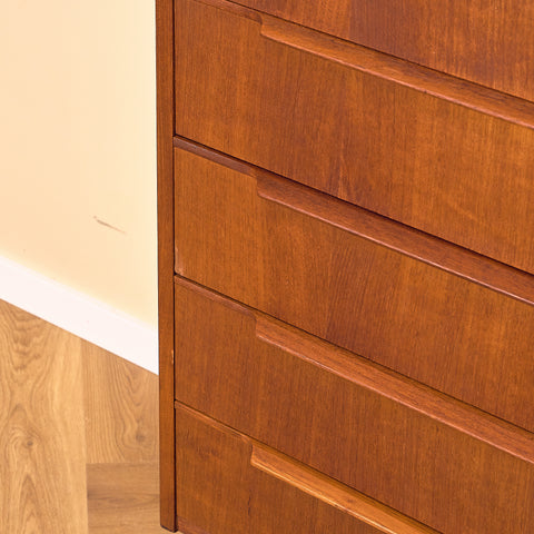 Danish chest of drawers in teak