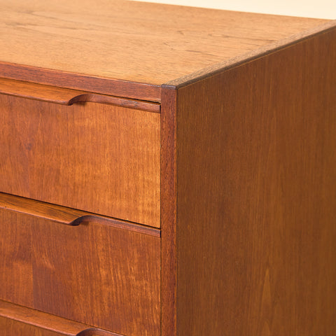 Danish chest of drawers in teak