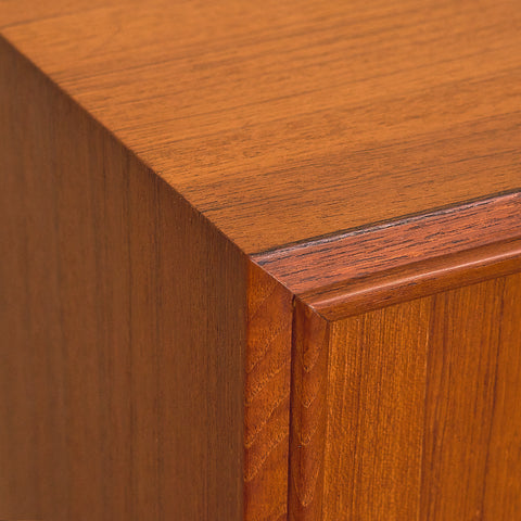 Danish highboard in teak by E.W. Bach for Sejling Stolfabrik