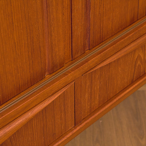 Danish highboard in teak by E.W. Bach for Sejling Stolfabrik