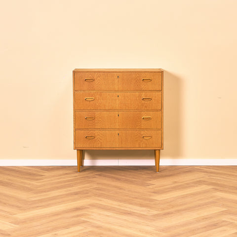 Swedish chest of drawers in oak