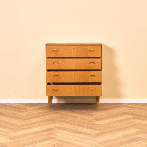 Swedish chest of drawers in oak
