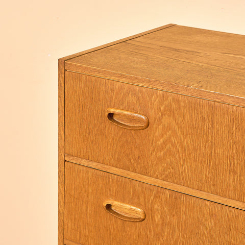 Swedish chest of drawers in oak
