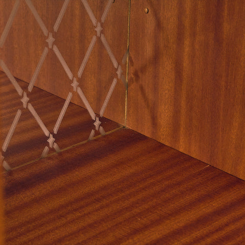 Danish highboard in teak, by Clauson & Son for Silkeborg