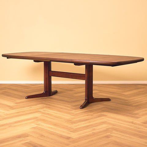 Skovby Mahogany Dining Table, Compact Model