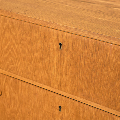 Swedish chest of drawers in oak