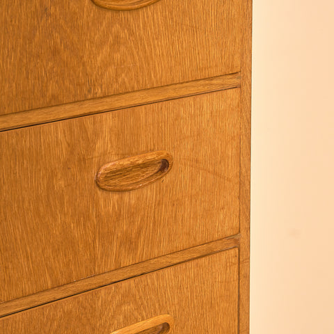 Swedish chest of drawers in oak