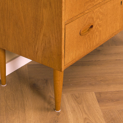 Swedish chest of drawers in oak