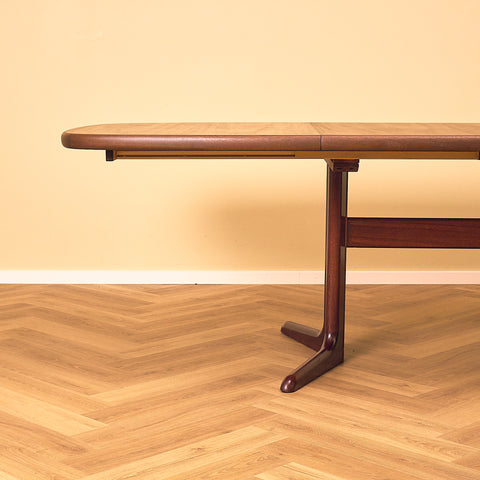 Skovby Mahogany Dining Table, Compact Model