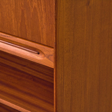 Danish highboard in teak, by Clauson & Son for Silkeborg