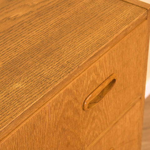 Swedish chest of drawers in oak