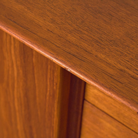 Danish highboard in teak, by Clauson & Son for Silkeborg