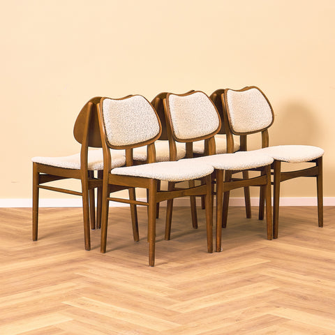 Swedish dining chairs in beech