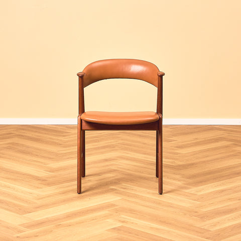 Teak Dining Chair Model 32 by Kai Kristiansen for Korup Stolefabrik
