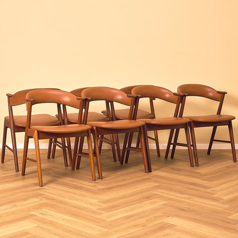 Teak Dining Chair Model 32 by Kai Kristiansen for Korup Stolefabrik