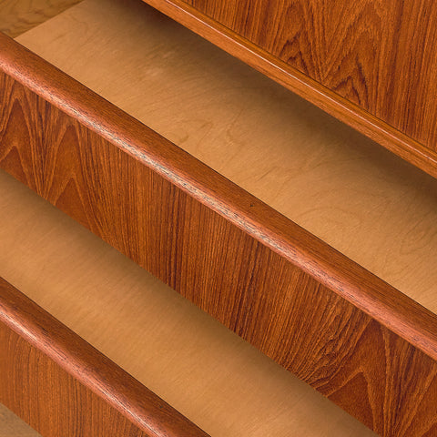 Danish small highboard in teak
