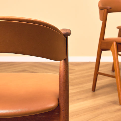 Teak Dining Chair Model 32 by Kai Kristiansen for Korup Stolefabrik