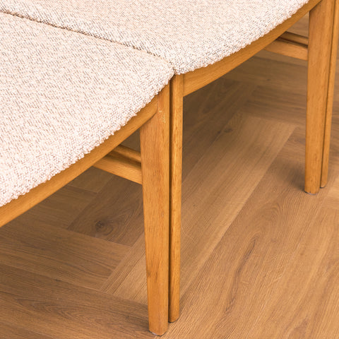 Swedish dining chairs in beech