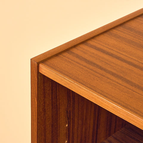 Danish small highboard in teak