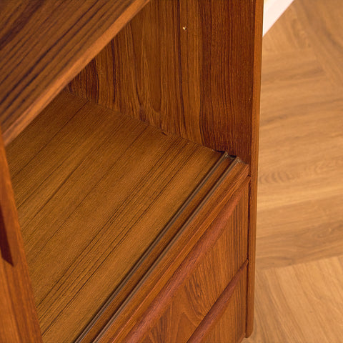 Danish small highboard in teak
