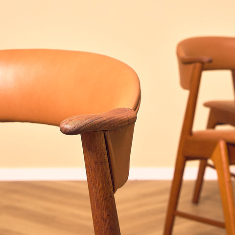 Teak Dining Chair Model 32 by Kai Kristiansen for Korup Stolefabrik