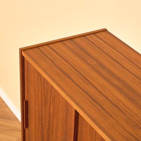 Danish small highboard in teak