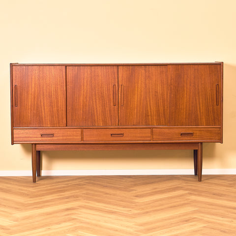 Danish highboard in teak