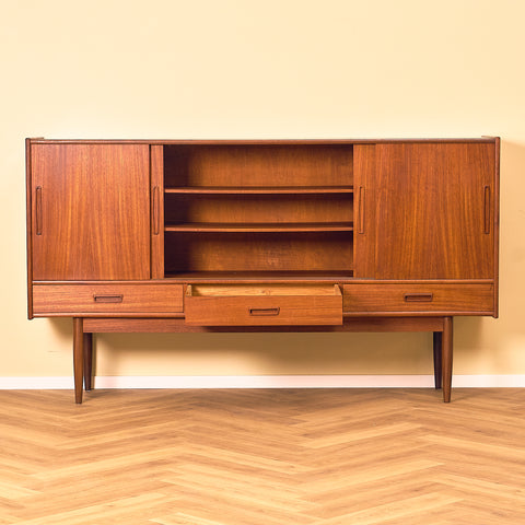 Danish highboard in teak